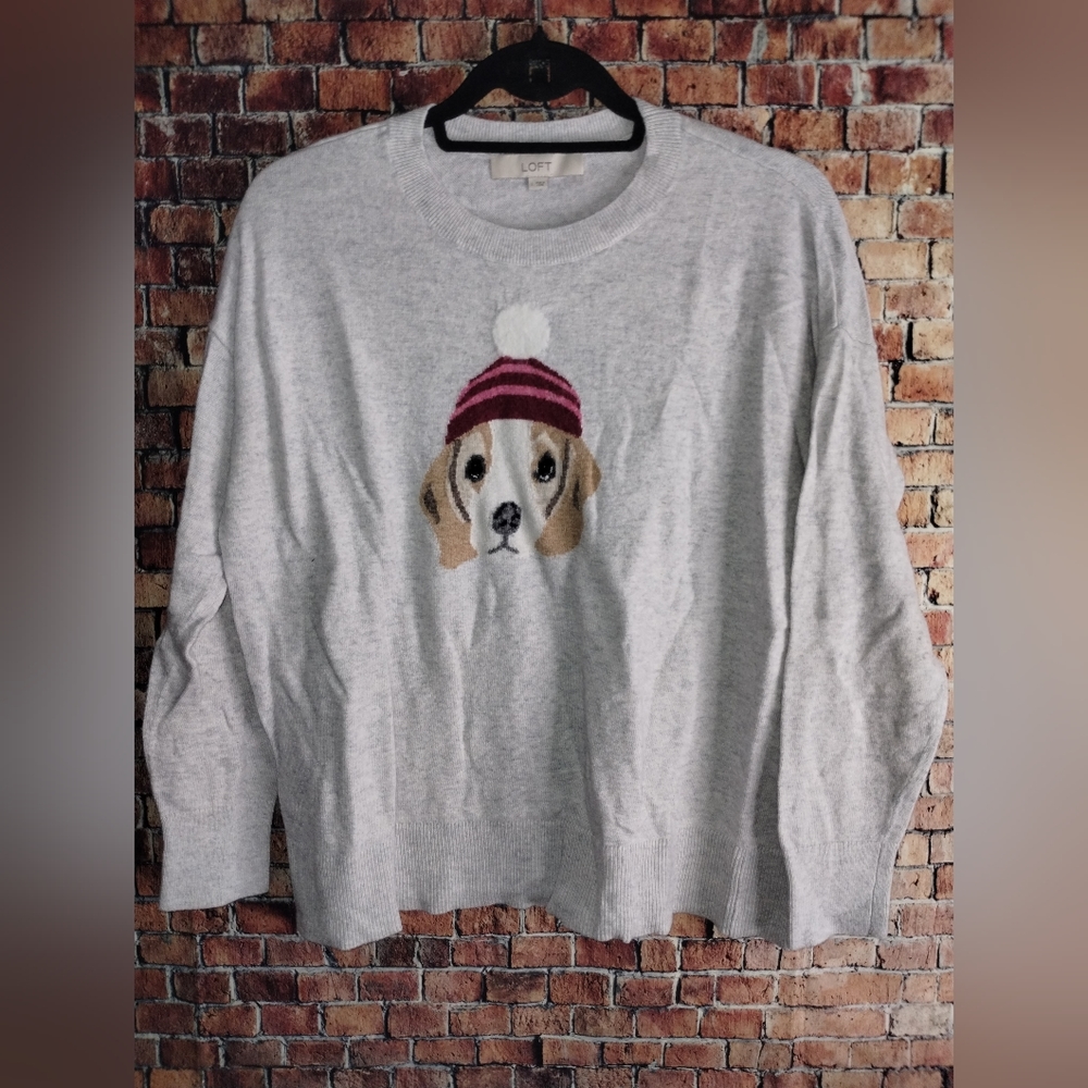 LOFT Puppy dog Sweater